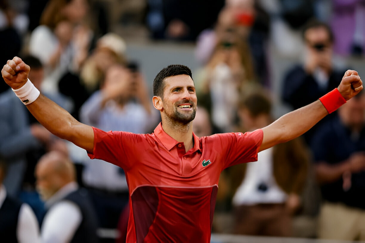 Vuot Federer, Djokovic di vao lich su Grand Slam hinh anh