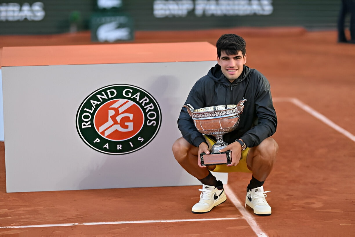 Vo dich Roland Garros, Carlos Alcaraz di vao lich su hinh anh