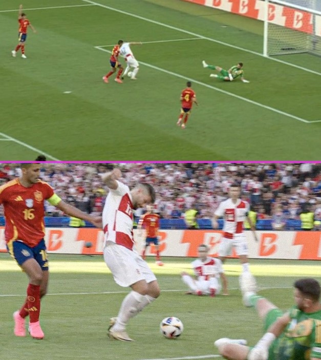 Tay Ban Nha dau Croatia anh 1