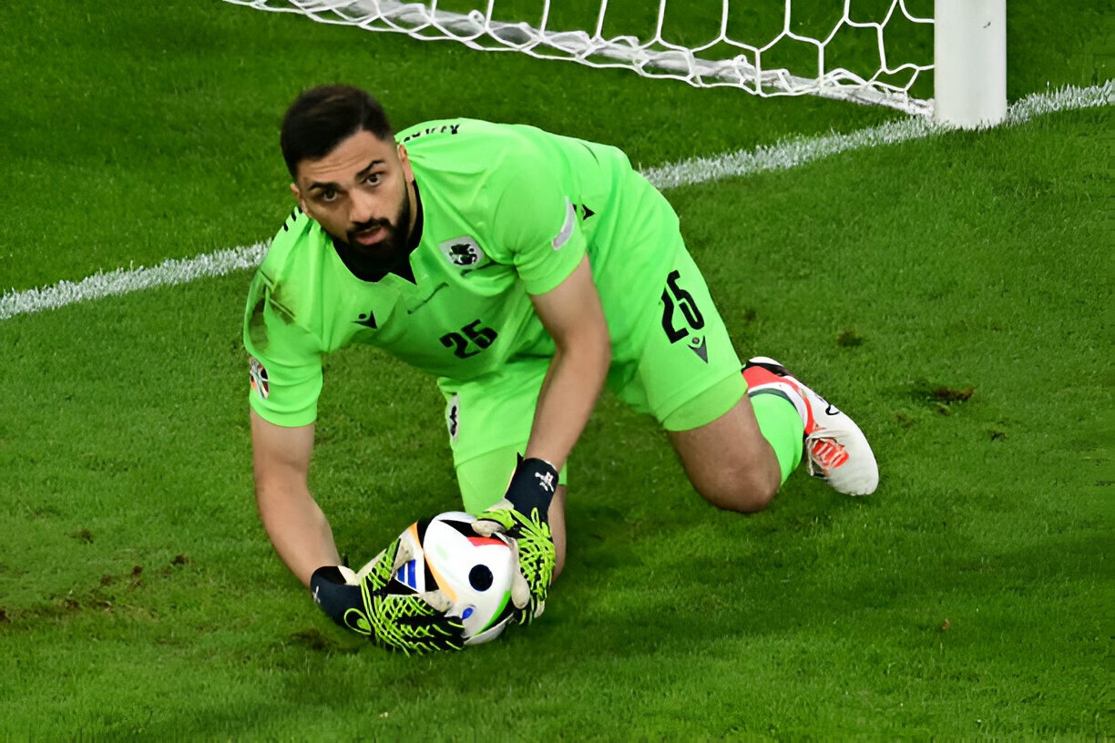 Tay Ban Nha dau Georgia anh 1