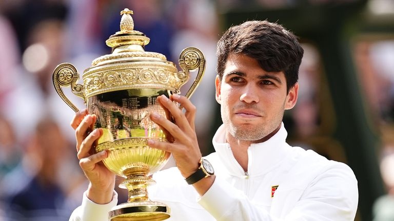 Ha Djokovic, Alcaraz vo dich Wimbledon 2024 hinh anh