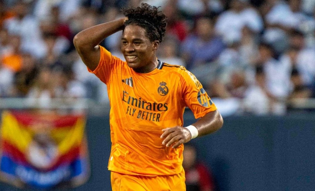 Endrick ra mat trong tran thua cua Real Madrid hinh anh
