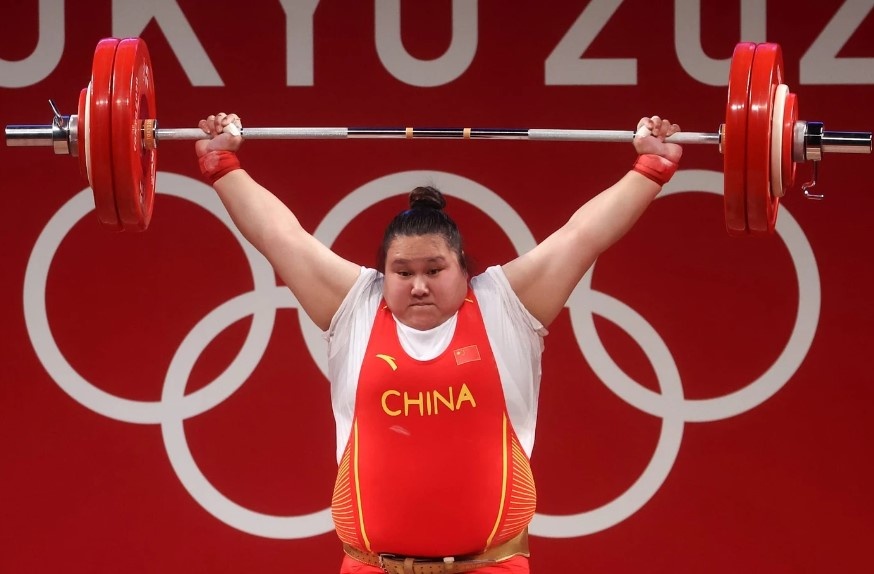 Trung Quoc tam vuot My o bang tong sap huy chuong Olympic hinh anh