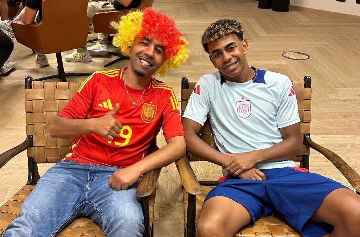 Cha cua Lamine Yamal bi dam nhap vien hinh anh