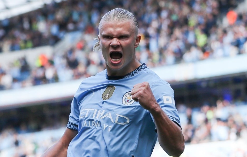Haaland lap hat-trick, Man City nhan chim doi tan binh hinh anh