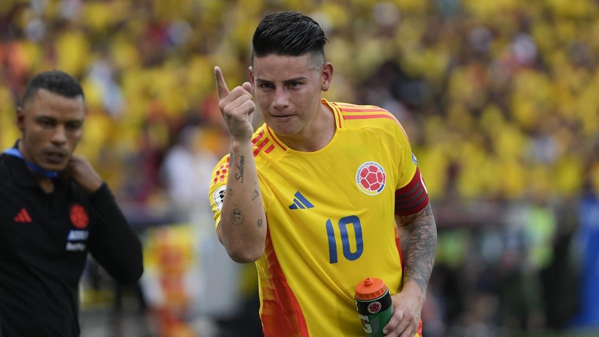 James Rodriguez gay sot tai Vallecano hinh anh