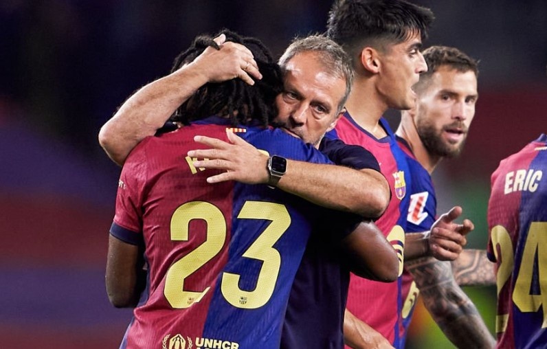 Hansi Flick tao thong ke dang ne hinh anh