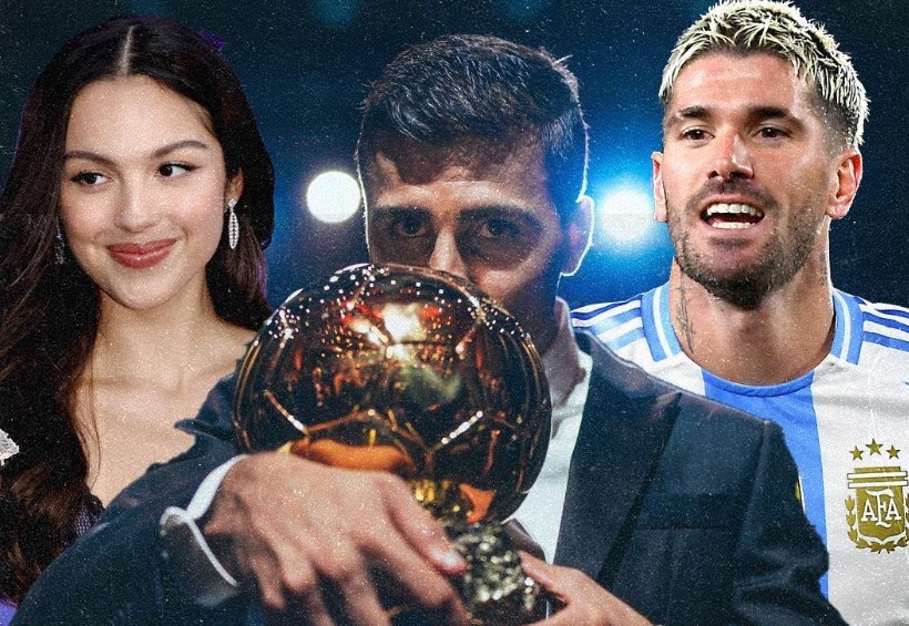 Rodrigo de Paul bi cu dan mang tan cong nham sau gala Qua bong vang hinh anh
