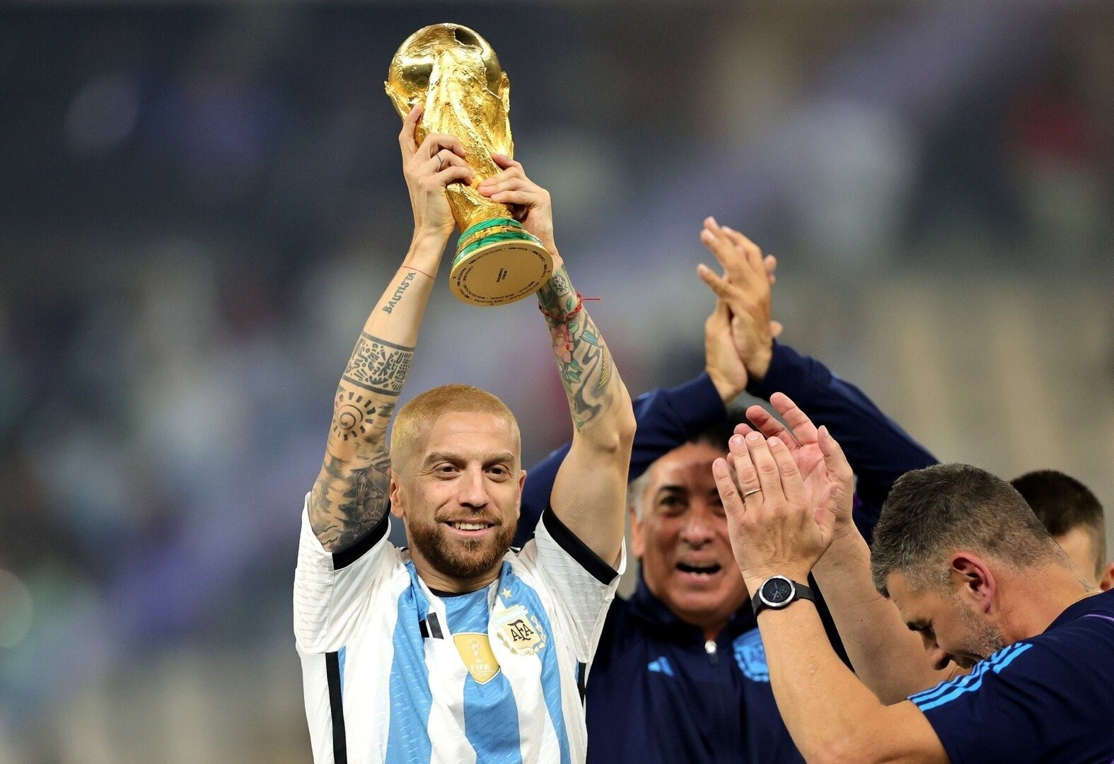 Nha vo dich World Cup suy sup tinh than hinh anh