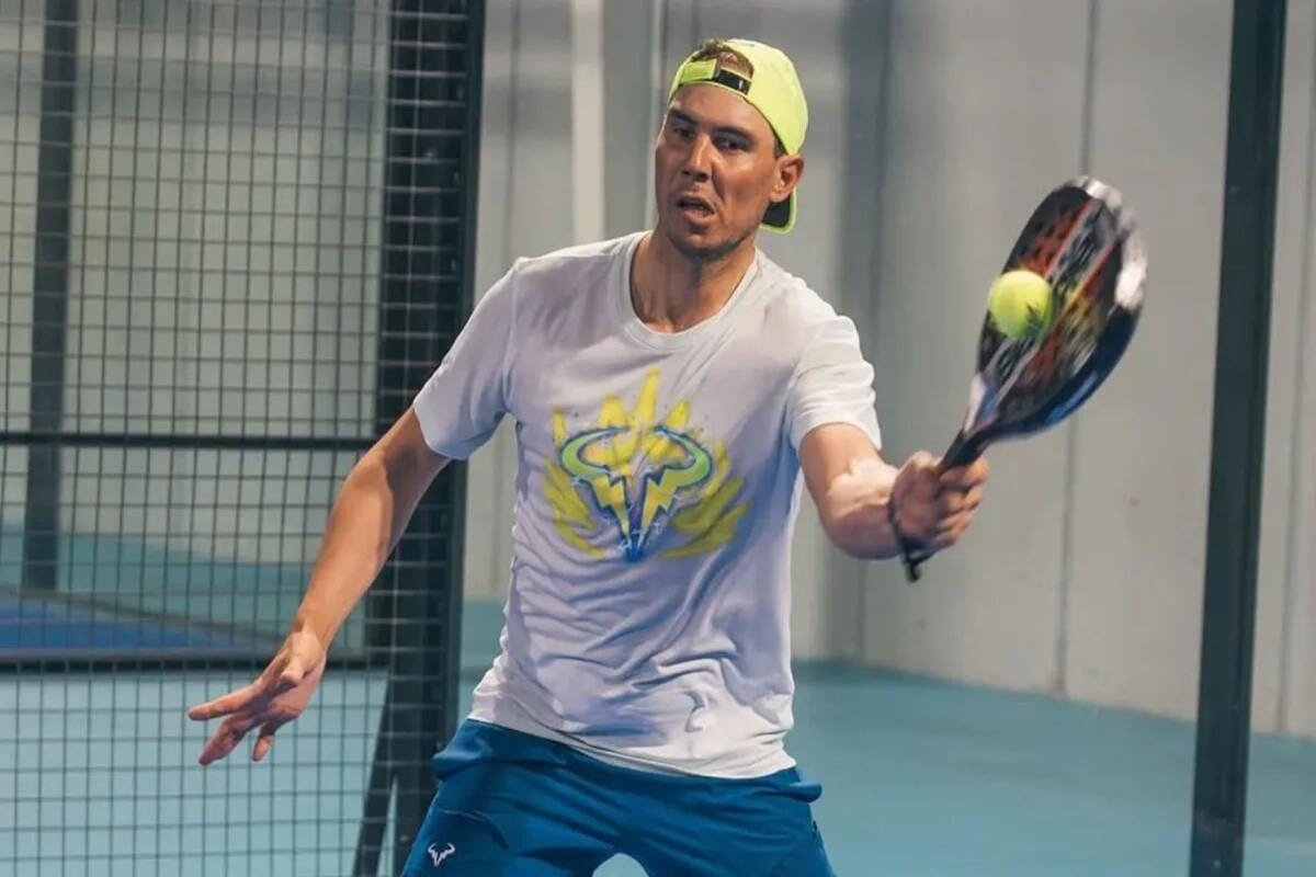 Nadal 'lan san' sang mon the thao Padel hinh anh