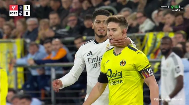 Bellingham bi to danh nguoi doi thu hinh anh