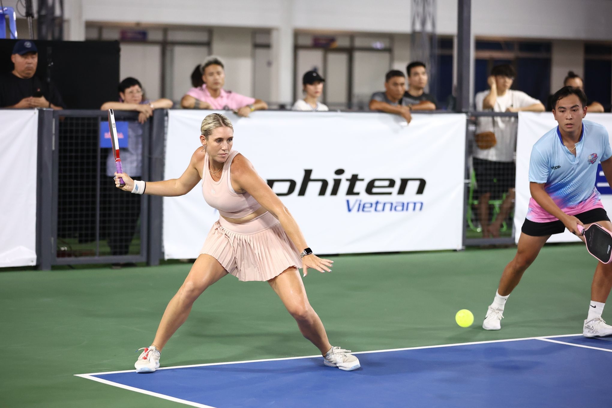 Ky luc so luong VDV du giai pickleball tai TP.HCM hinh anh