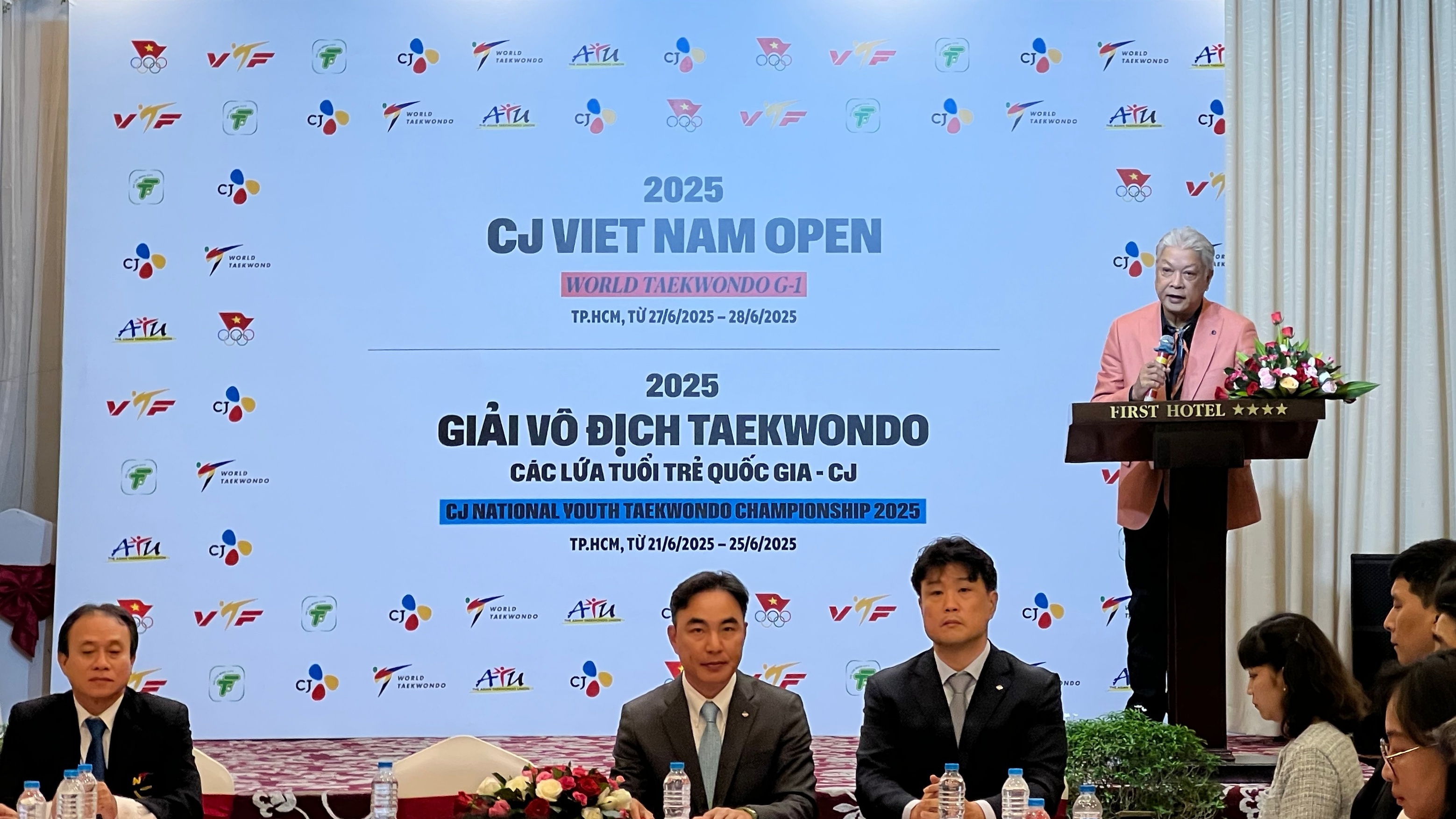 Viet Nam lan dau to chuc giai Taekwondo G1 quoc te hinh anh