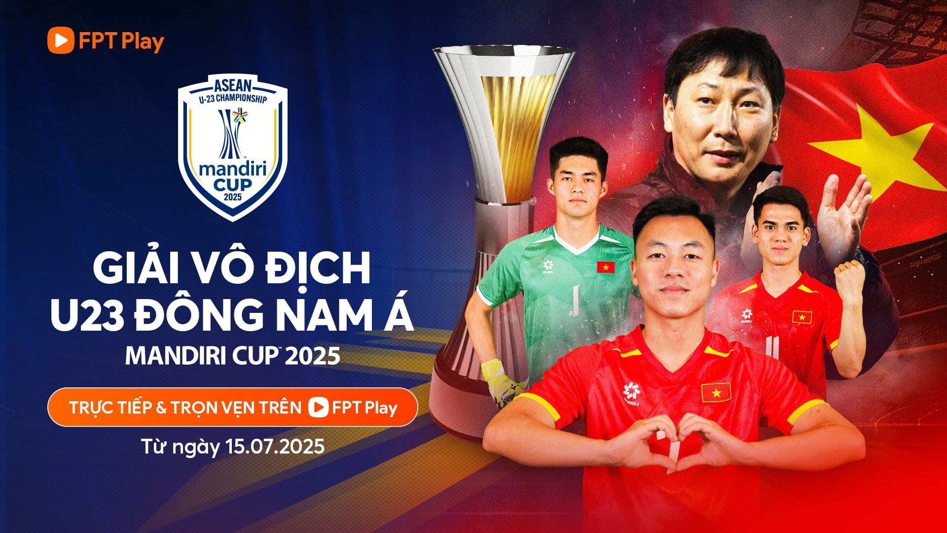 FPT Play so huu doc quyen giai U23 Dong Nam A tai Viet Nam hinh anh