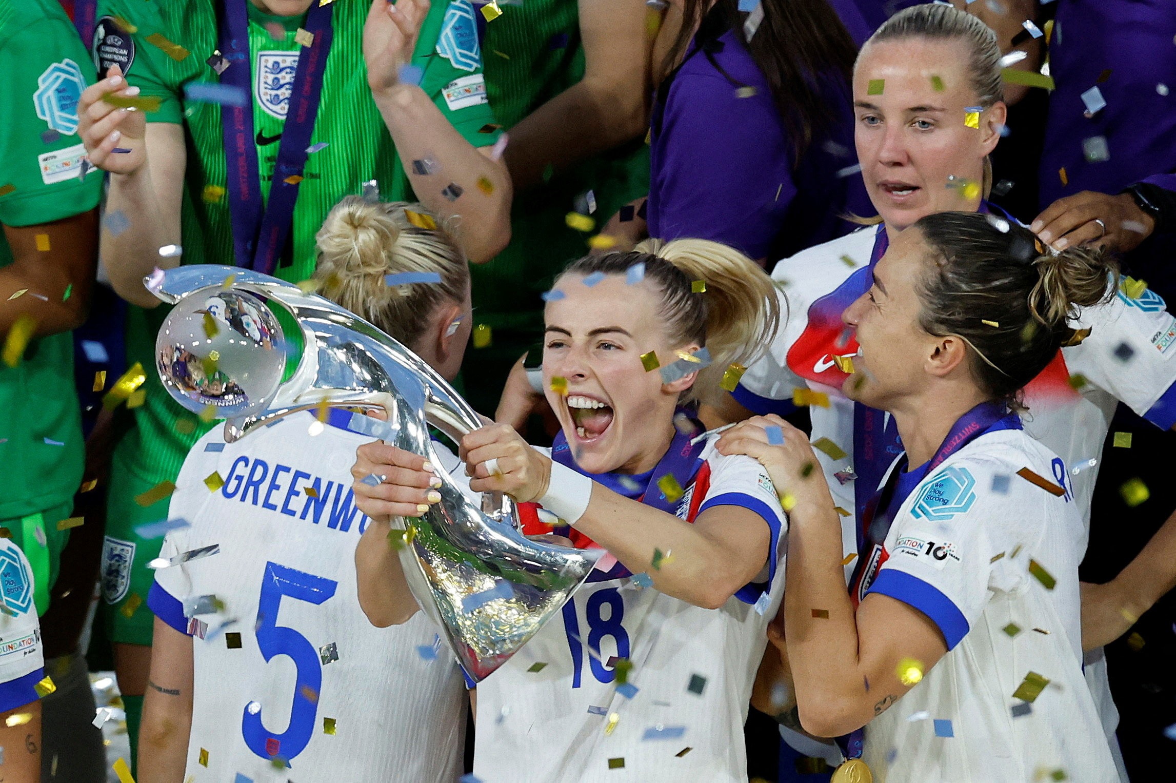 Tuyen nu Anh vo dich Euro 2025 hinh anh