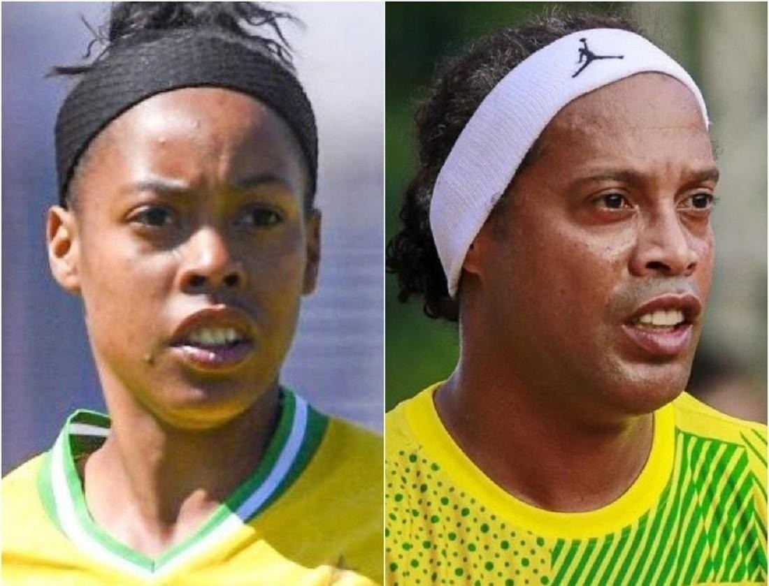Nu cau thu gay sot vi qua giong Ronaldinho hinh anh