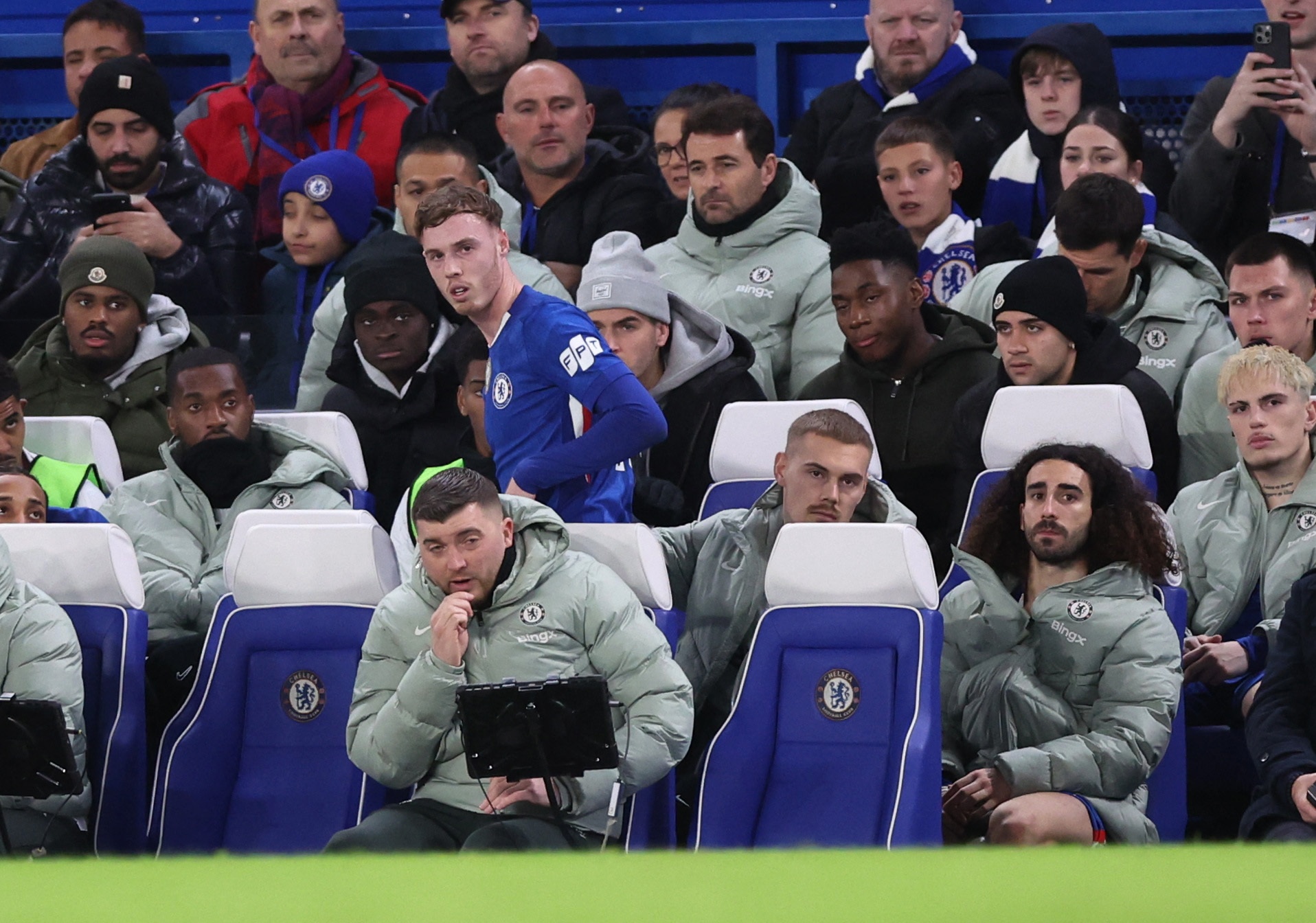 Palmer bat man voi HLV Chelsea hinh anh