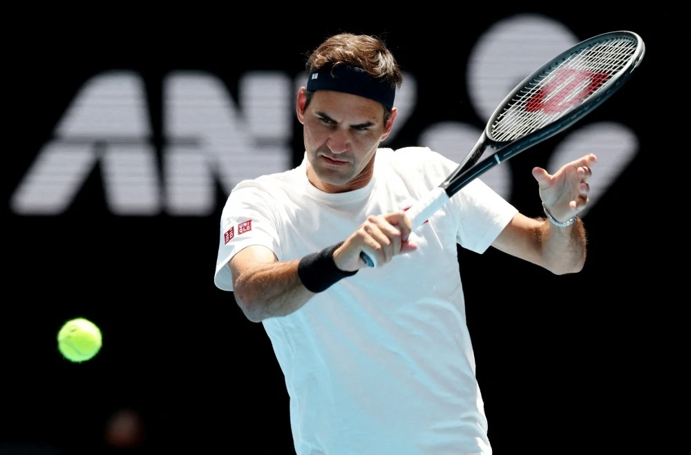 Federer 44 tuoi van khien Rod Laver Arena nin lang hinh anh