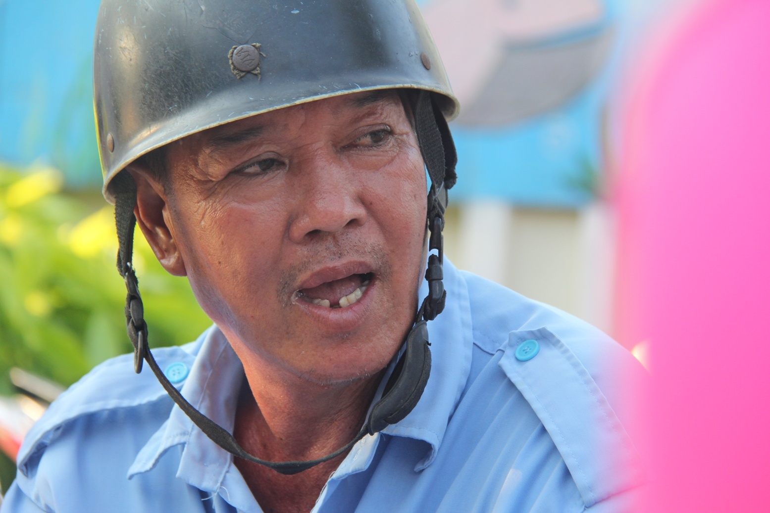 Chu xe om bi tai bien va cau chuyen ve long tot o Sai Gon hinh anh