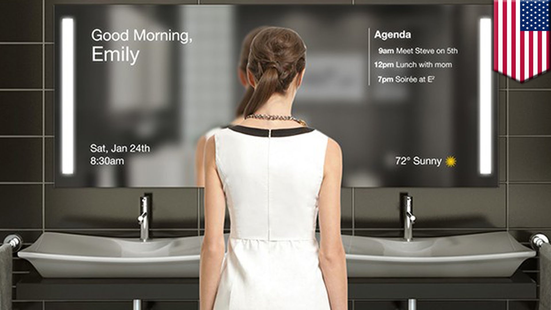 Guong co man hinh cam ung hinh anh