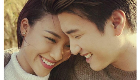 Khoanh khac ngot ngao cua Huynh Anh, Hoang Oanh trong 3 nam yeu nhau hinh anh
