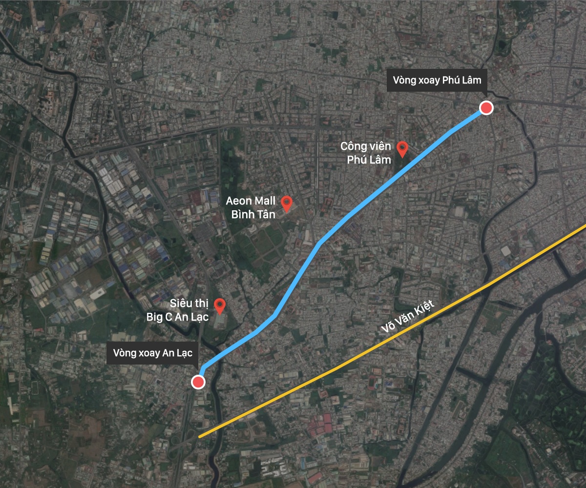 10 tuyến đường đề xuất giảm tốc độ tại TP.HCM ảnh 5 10 tuyen duong de xuat giam toc do tai TP.HCM anh 5