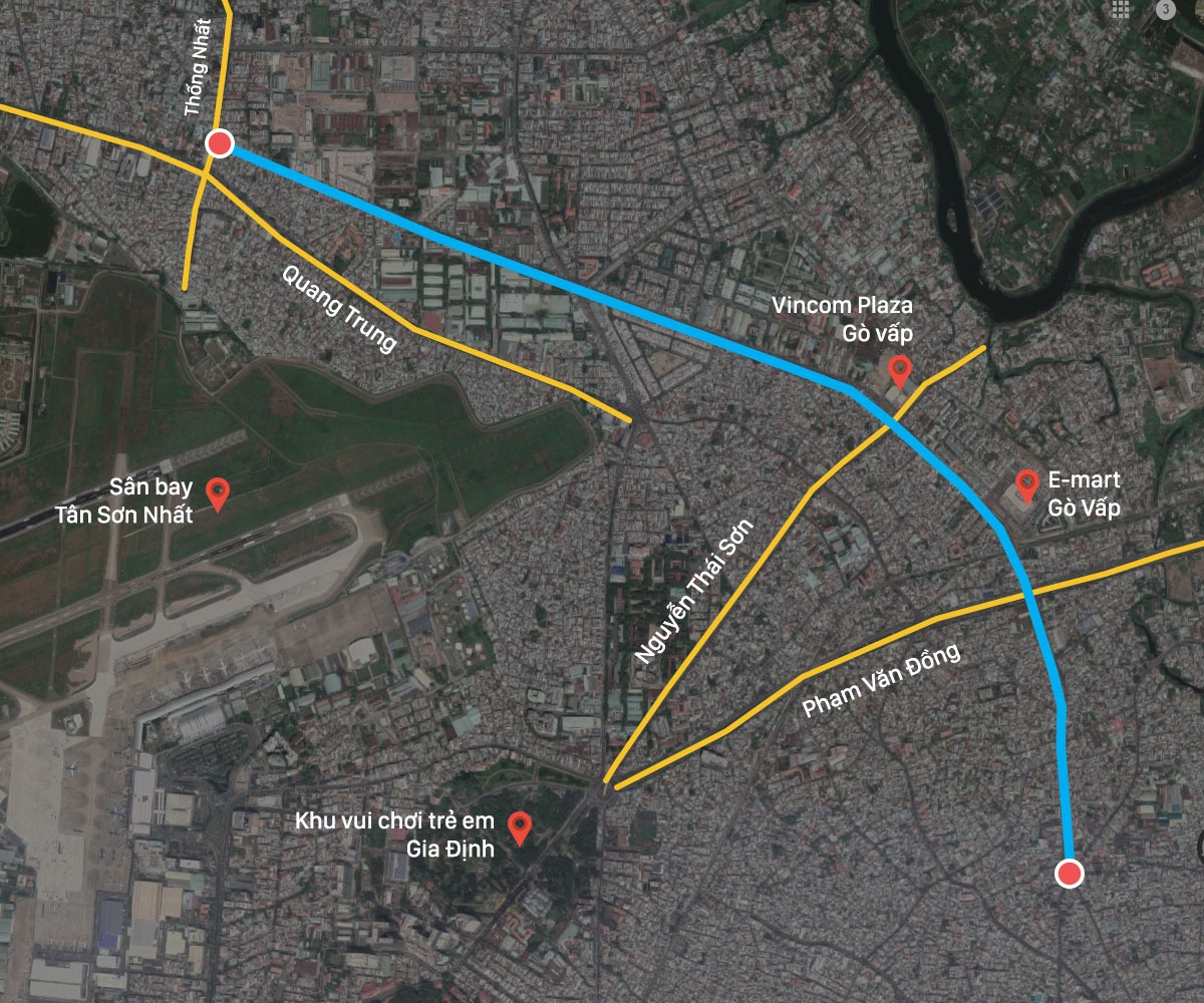 10 tuyến đường đề xuất giảm tốc độ tại TP.HCM ảnh 9 10 tuyen duong de xuat giam toc do tai TP.HCM anh 9