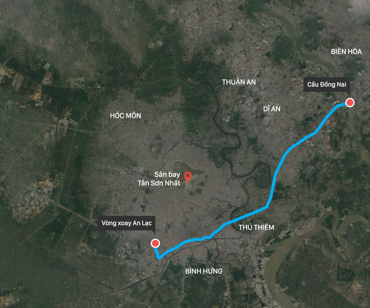 10 tuyến đường đề xuất giảm tốc độ tại TP.HCM ảnh 3 10 tuyen duong de xuat giam toc do tai TP.HCM anh 3