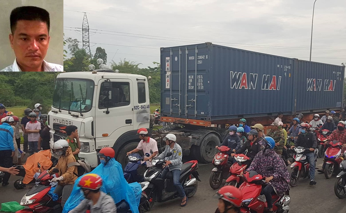 Tai xe lai oto dau keo tong hang chuc nguoi ra trinh dien cong an hinh anh