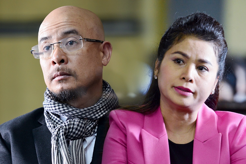 Nhung phat ngon 'day song' cua vo chong ong Vu tai phien toa ly hon hinh anh