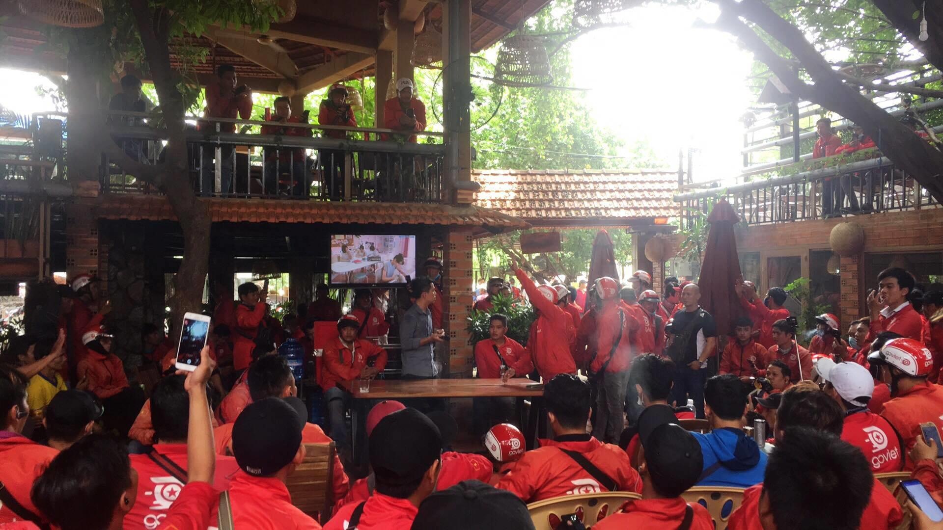 tài xế goviet đình công ảnh 1 tai xe goviet dinh cong anh 1