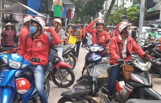 tài xế goviet đình công ảnh 2 tai xe goviet dinh cong anh 2