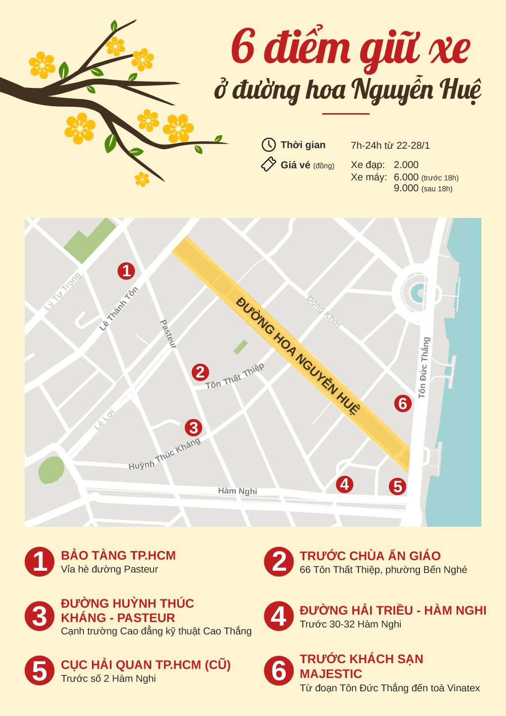 gui xe o duong hoa Nguyen Hue anh 1