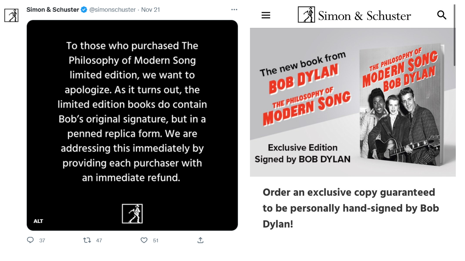 Simon & Schutster xin loi anh 2