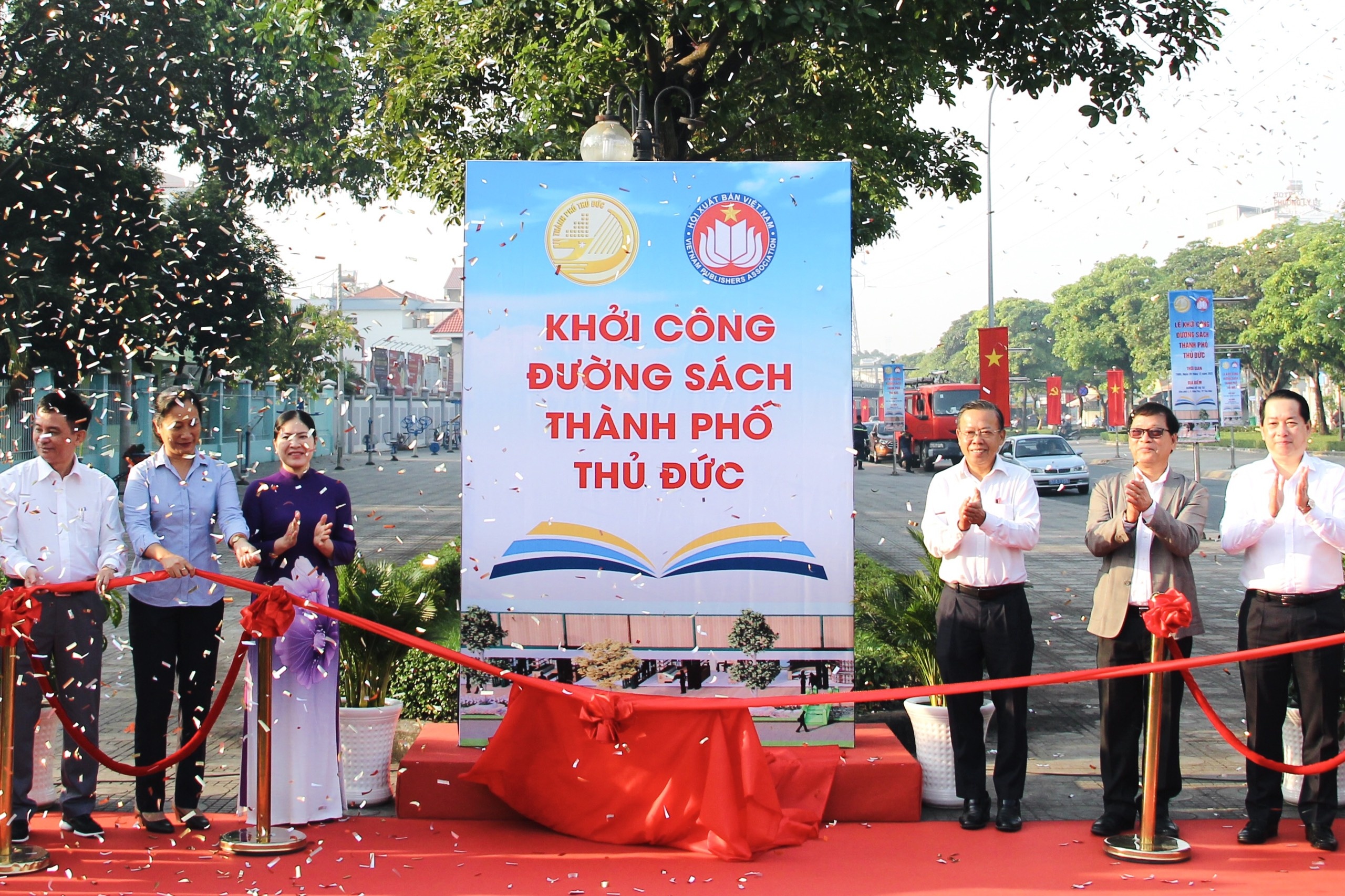 Khoi cong xay dung Duong sach thanh pho Thu Duc hinh anh