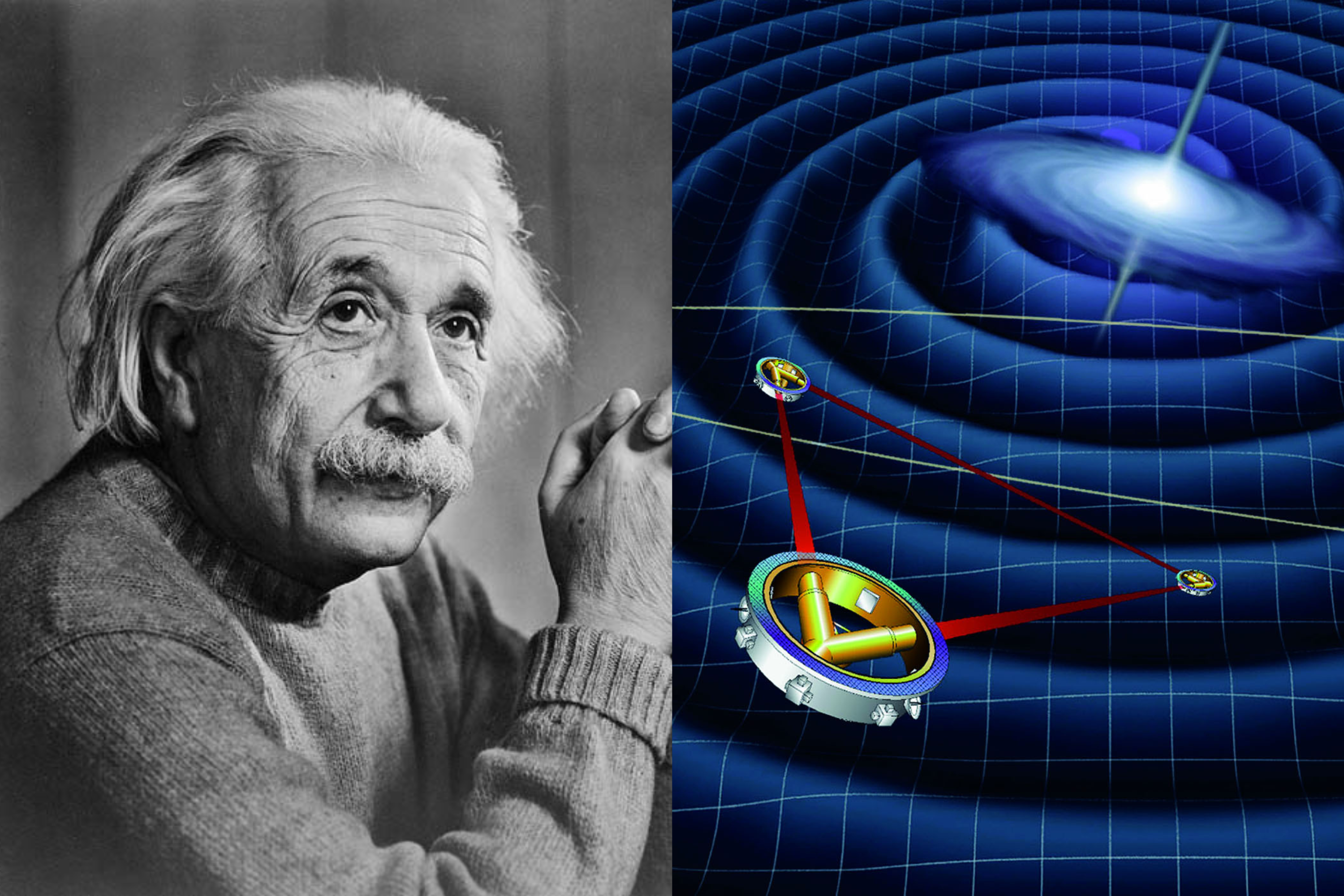 Thiet bi chung minh phong doan cua Einstein ve song hap dan hinh anh