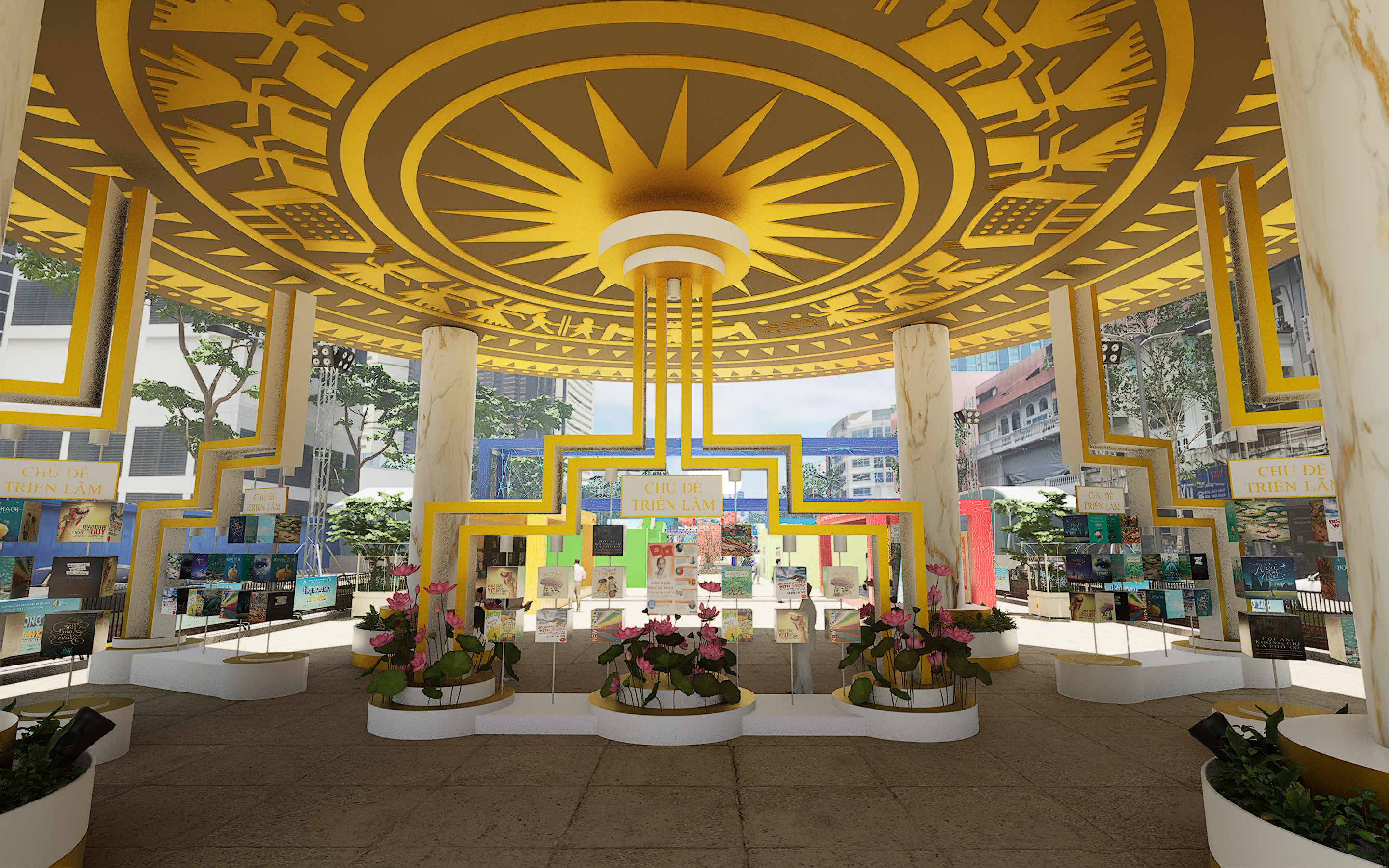 Duong sach Tet 2024,  Tet Giap Thin,  choi Tet TP.HCM anh 2