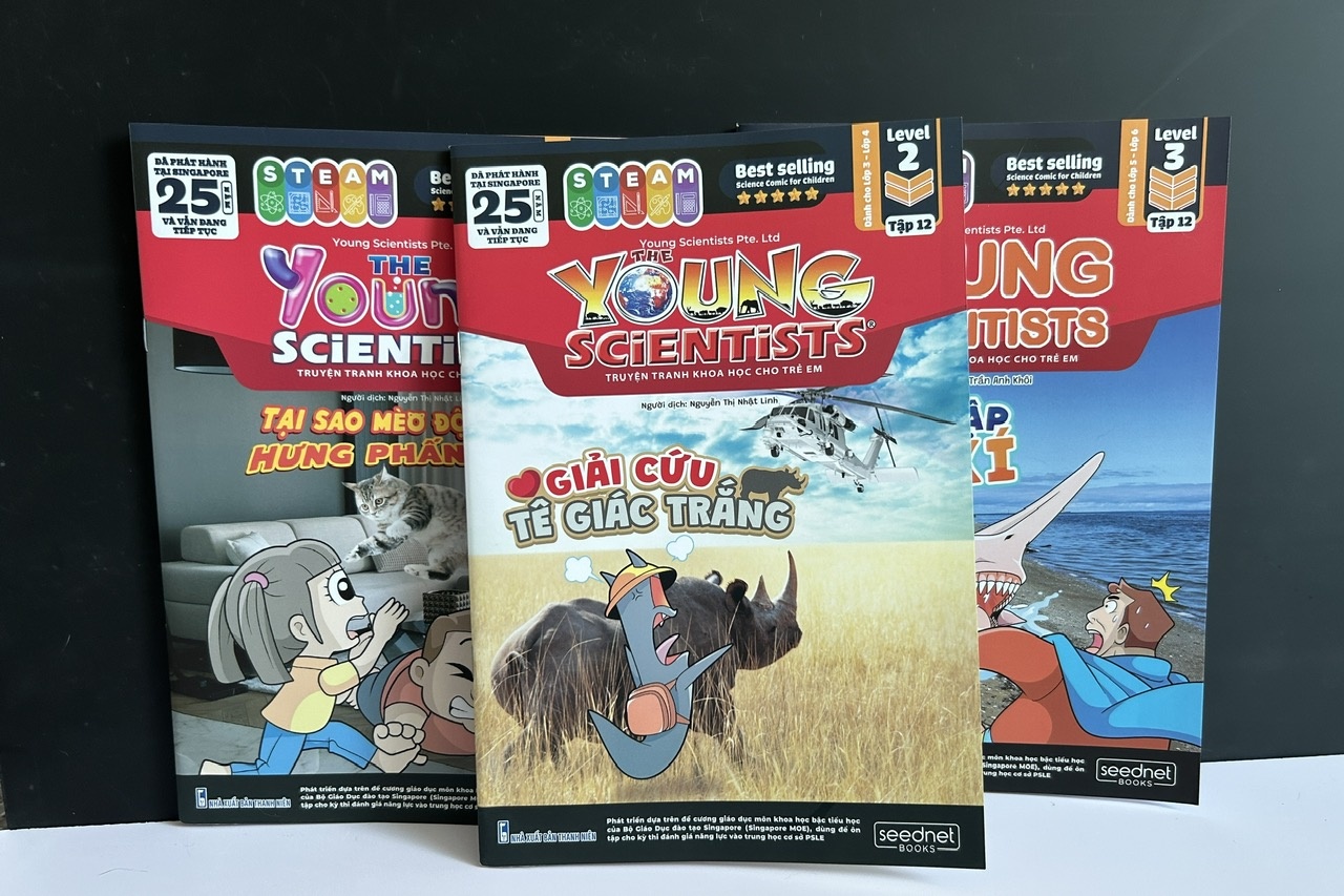 Tap chi khoa hoc danh cho tre em Singapore phat hanh tieng Viet hinh anh