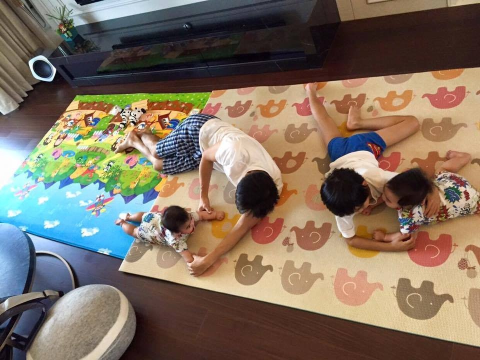 Lam Chi Dinh khoe con anh 1