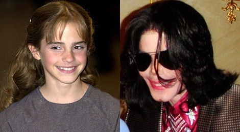 Michael Jackson tung muon cuoi Emma Watson khi co 11 tuoi hinh anh