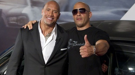 Vin Diesel bi The Rock che nhao khi quay 'Fast & Furious 8'? hinh anh