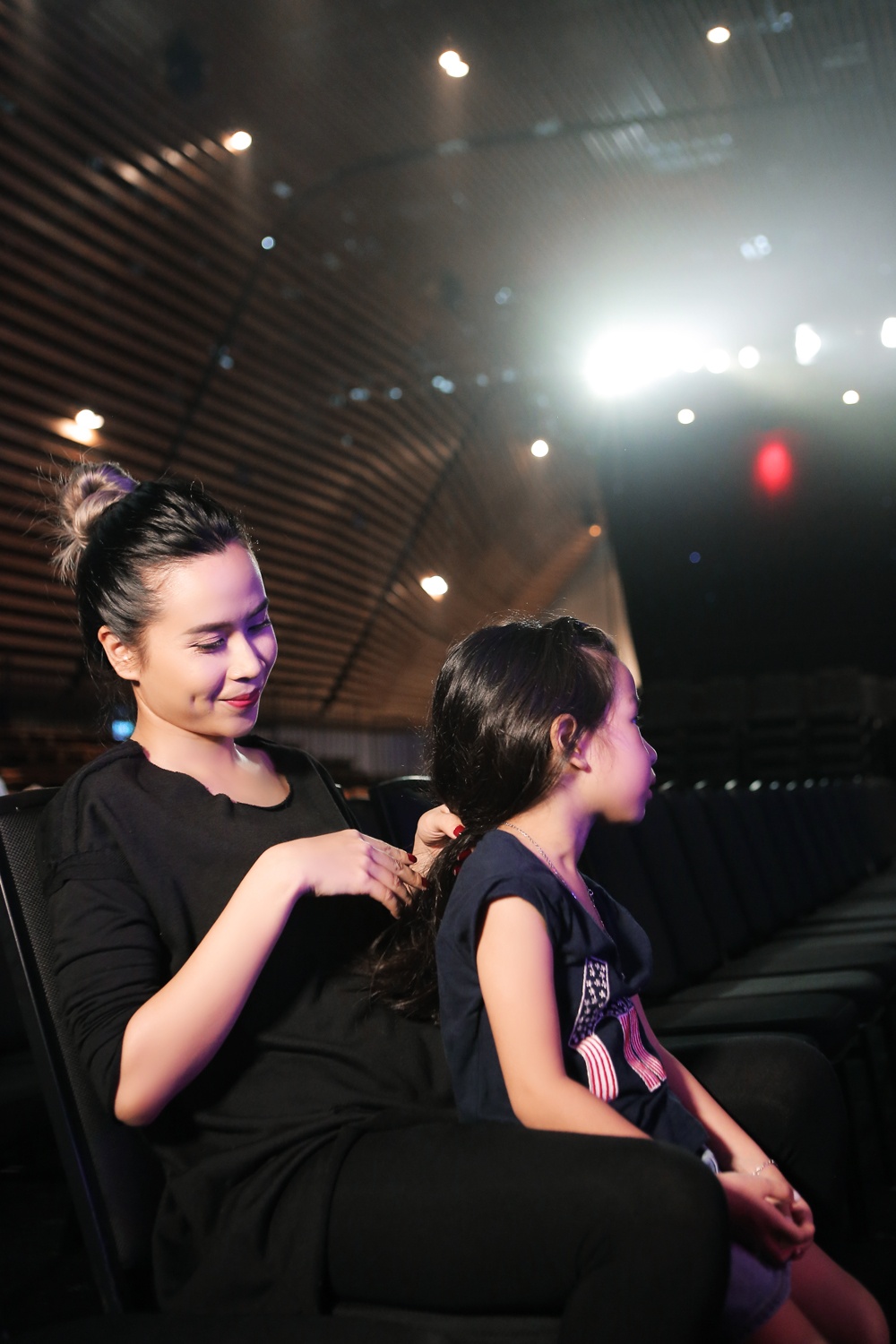 Luu Huong Giang tap luyen tai The Face anh 2