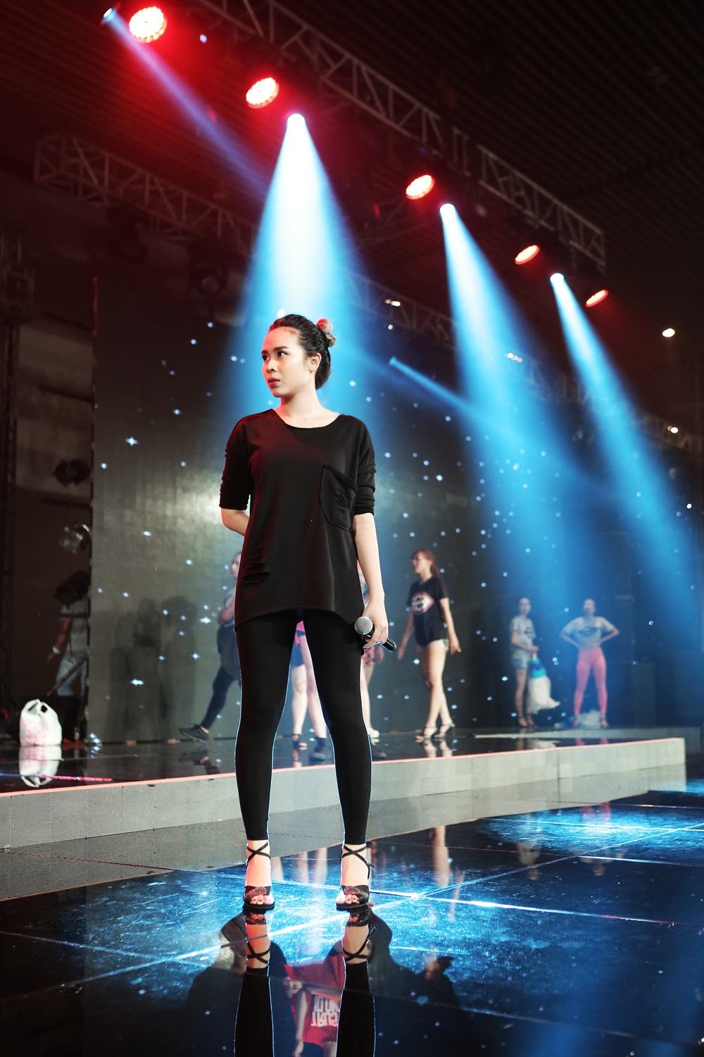 Luu Huong Giang tap luyen tai The Face anh 6