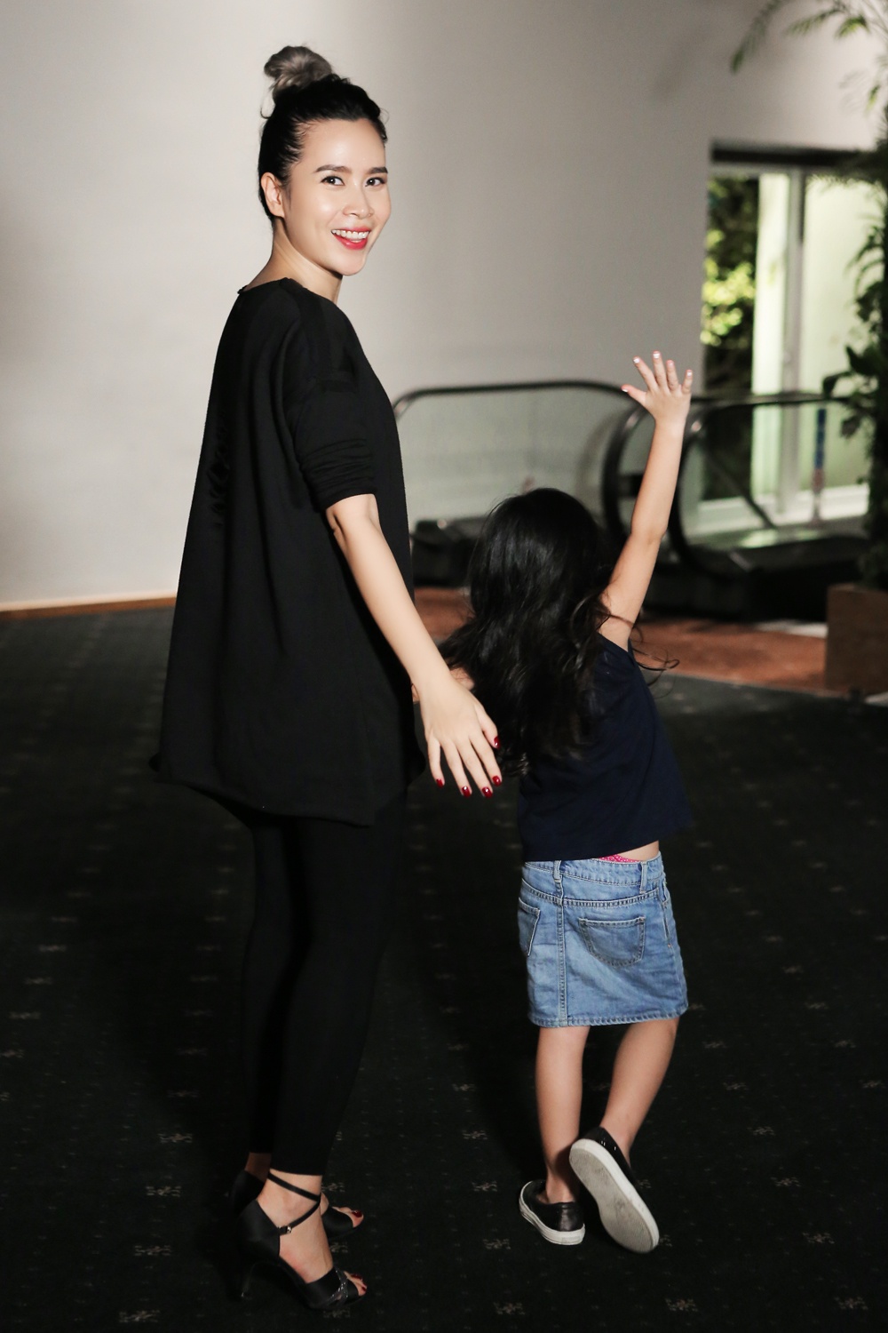 Luu Huong Giang tap luyen tai The Face anh 1