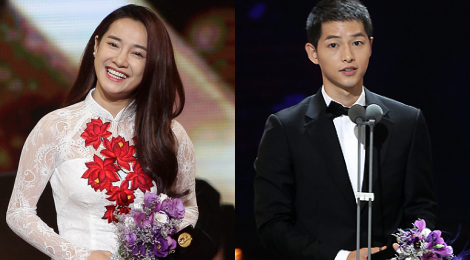 Nha Phuong nhan giai cung Song Joong Ki va tai tu 'Diep Van' hinh anh