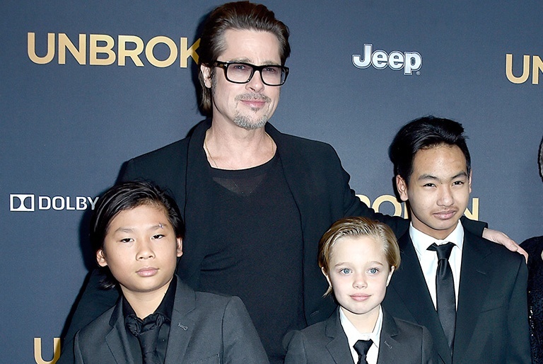 Brad Pitt duoc minh oan ve cao buoc bao hanh con hinh anh