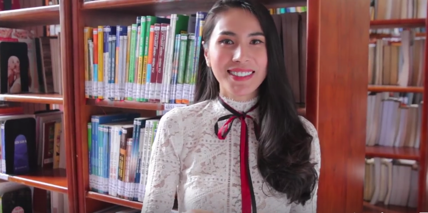 Thuy Tien: 'Me chuc ba Vinh hom nay ghi nhieu ban thang' hinh anh