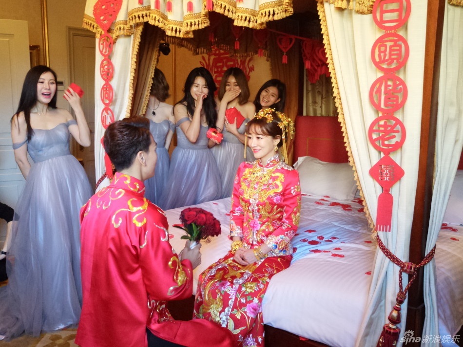 Dam cuoi Tran Tu Ham va Doi Huong Vu anh 1