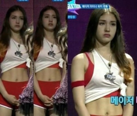 Trang phuc ho hang gay tranh cai cua sao teen Han anh 3