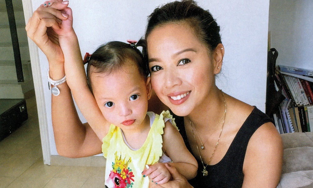 Sao nu TVB va noi dau con gai bi thieu nang vi khuyet gen hinh anh